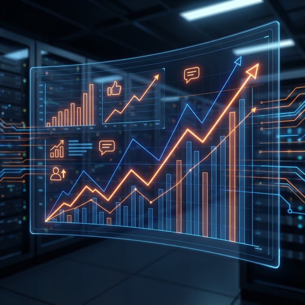 MediaFast Reddit Marketing Dashboard showing real-time analytics